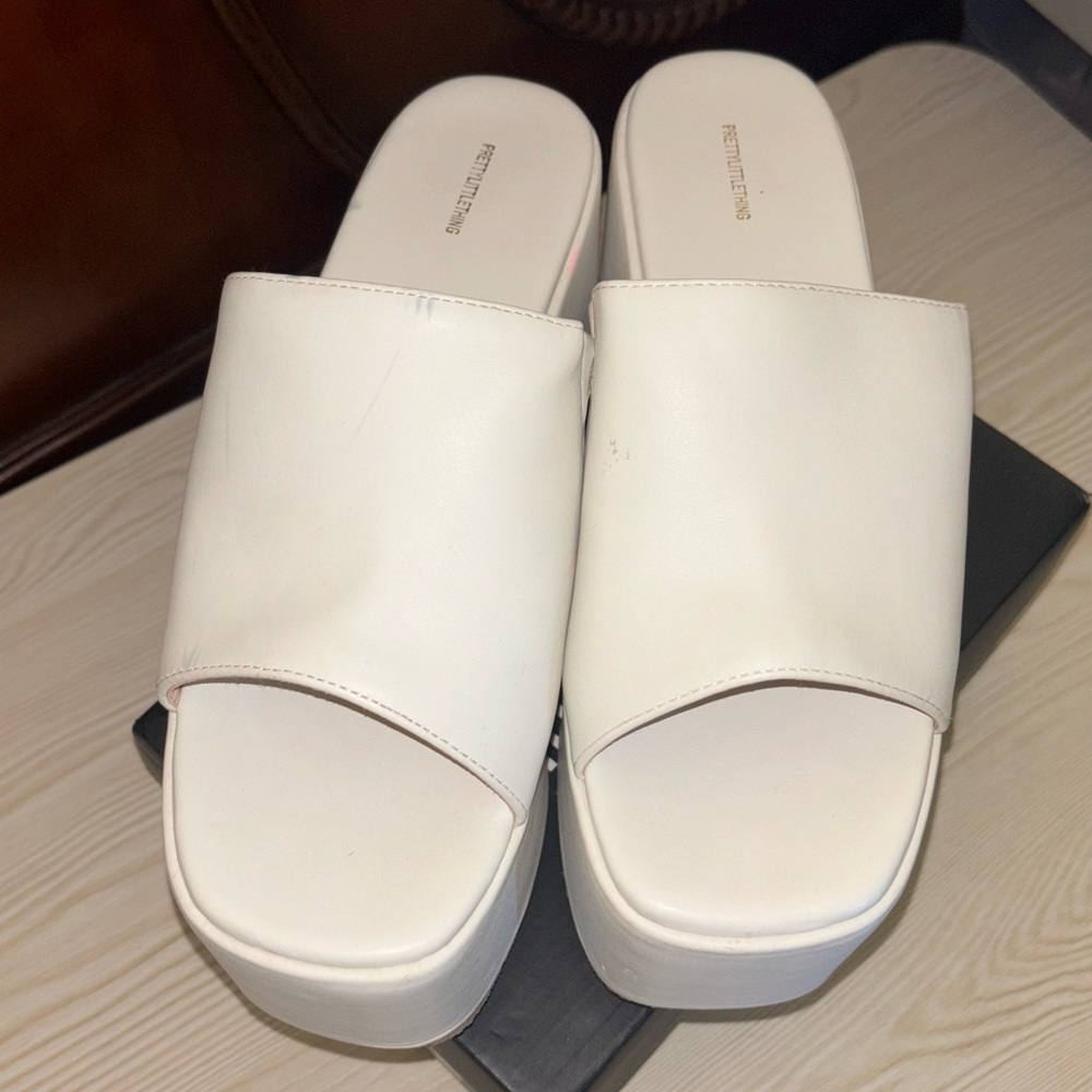 White platform from pretty little things. Only wore couple of times.